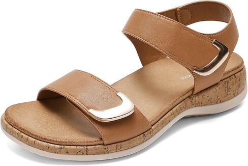 Littleplum Womens Sandals Arch Support Adjustable Comfy Flat Sandals for Women Summer Walking Shoes for Beach,Travel in Saudi Arabia