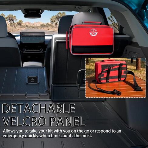 مجموعة أدوات الإسعافات الأولية المتميزة المكونة من 418 قطعة للمنزل والسفر والتخييم والمشي لمسافات طويلة وحالات الطوارئ الخارجية، ومجموعات النجاة المقاومة للتمزق للأعمال والمركبات والمدرسة، ومستلزمات الطوارئ الطبية متعددة الاستخدام in Kuwait