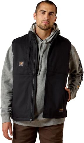 Ariat Men’s Rebar DuraCanvas Vest Black in Saudi Arabia