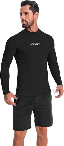 KMT Mens Wetsuit Top Long Sleeve 2mm Neoprene Shirt Zipperless in Saudi Arabia