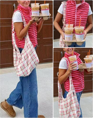 Gacaky Women's Striped Vest Winter Warm Cropped Stand Collar Full Zip Sleeveless Fleece Jacket Zip Gilet Fashion Trendy Tops in Saudi Arabia