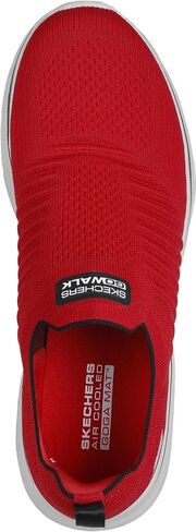 Skechers - Mens Go Walk 7 - Diligent Slip On Shoes, Color Red/Black, Size: 9 M US in Saudi Arabia