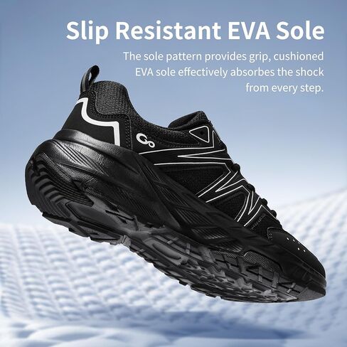 Ablanczoom Mens Walking Shoes Comfortable Breathable Non Slip Lightweight Tennis Shoe for Casual Athletic Gym Workout in Saudi Arabia