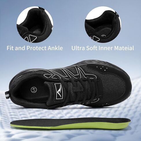 Ablanczoom Mens Walking Shoes Comfortable Breathable Non Slip Lightweight Tennis Shoe for Casual Athletic Gym Workout in Saudi Arabia