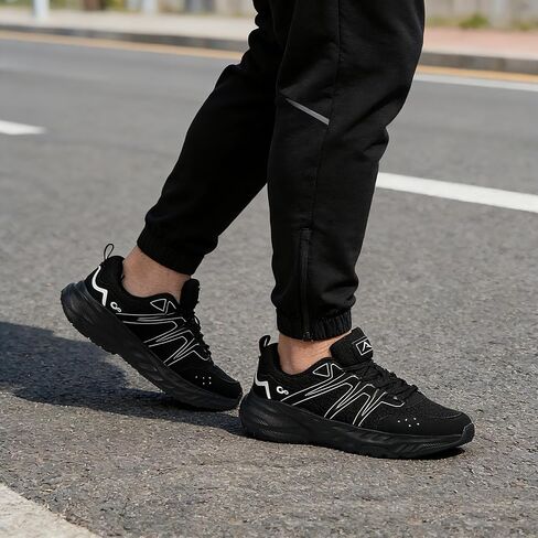 Ablanczoom Mens Walking Shoes Comfortable Breathable Non Slip Lightweight Tennis Shoe for Casual Athletic Gym Workout in Saudi Arabia