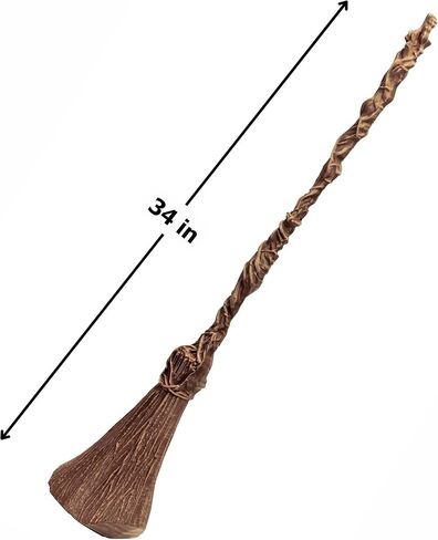Disguise Wicked Elphaba Broom, Official Wicked Movie Costume Accessory, One Size in Saudi Arabia