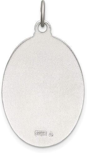 US Navy SEAL Sea Air Land Saint Christopher Protect Us Words Charm In Sterling Silver 30 mm x 20 mm in Saudi Arabia