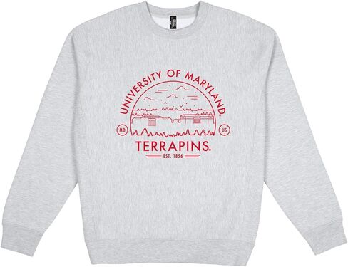 College Sports Heavyweight Crewneck Sweatshirt - Fleece Unisex Officially Licensed NCAA Men’s and Women’s Sweatshirt in Saudi Arabia