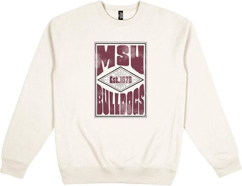 College Sports Heavyweight Crewneck Sweatshirt - Fleece Unisex Officially Licensed NCAA Men’s and Women’s Sweatshirt in Saudi Arabia