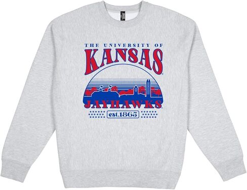 College Sports Heavyweight Crewneck Sweatshirt - Fleece Unisex Officially Licensed NCAA Men’s and Women’s Sweatshirt in Saudi Arabia