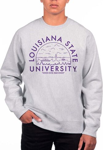 College Sports Heavyweight Crewneck Sweatshirt - Fleece Unisex Officially Licensed NCAA Men’s and Women’s Sweatshirt in Saudi Arabia