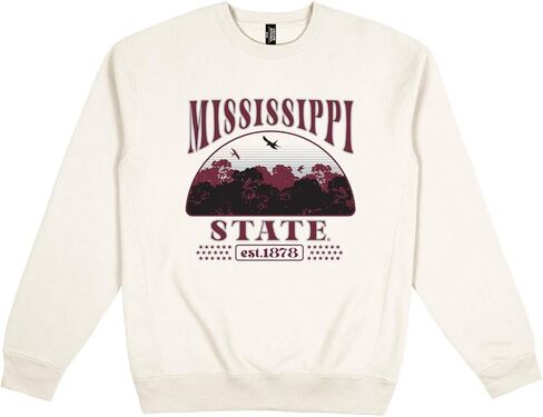 College Sports Heavyweight Crewneck Sweatshirt - Fleece Unisex Officially Licensed NCAA Men’s and Women’s Sweatshirt in Saudi Arabia