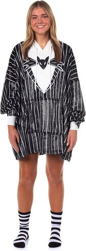 قميص نوم نسائي بغطاء للرأس من Disney Nightmare Before Christmas Pajamas مع جوارب in Kuwait
