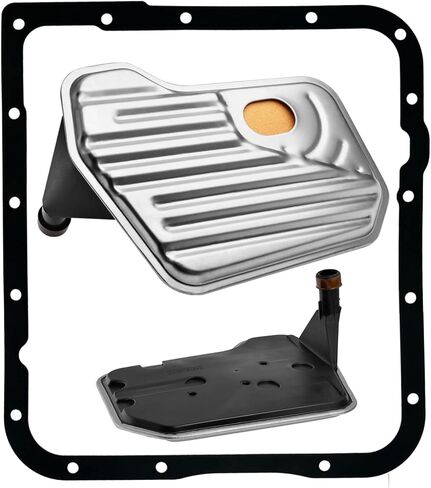 Automatic Transmission Fluid Filter and Gasket kit TH700-R4 4L60 Compatible with 1982-1994 GM Models Replace 8667689 TF235 in Saudi Arabia