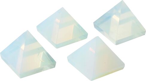 | Pyramid | Opalite | Mini | 1 Pc | Crystals and Healing Stones, Room Decor, Spiritual Gifts, Reiki, Chakra, Witchcraft, Yoga, Meditation Accessories in Saudi Arabia