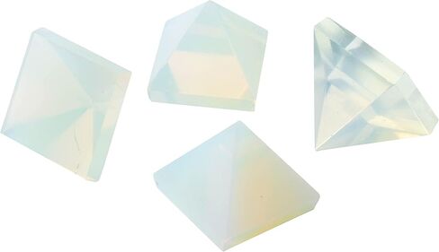 | Pyramid | Opalite | Mini | 1 Pc | Crystals and Healing Stones, Room Decor, Spiritual Gifts, Reiki, Chakra, Witchcraft, Yoga, Meditation Accessories in Saudi Arabia