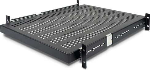 StarTech.com 2U Vented Sliding Rack Shelf w/ Cable Management Arm & Adjustable Mounting Depth - 110lbs / 50kg - 24in Deep in Kuwait