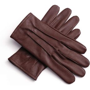 Men's Dress Driving Genuine Sheep Leather Unlined Gloves in Saudi Arabia