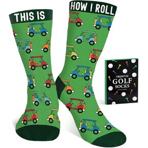VICRAZY Golf Gifts for Men, Golf Socks for Men - Golf Accessories for Men - Golf Stuff, Stocking Stuffers for Men in Kuwait