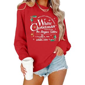 Ugly Christmas Sweatshirt Women Christmas Graphic Sweater Xmas Pullover Long Sleeve Tops in Saudi Arabia