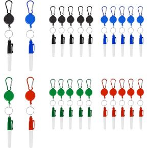 50pcs (25 مجموعة) علامات دائمة مصغرة مع مقاطع CAP Golf Ball Marker Pen قلم القلم بكرات الرقة in Kuwait