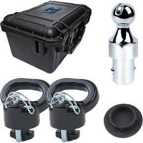 60692, Upgraded 38k 2-5/16 in Hitch Ball Puck System Gooseneck Hitch Kit with Case for Ford F250/F350/F450, Chevrolet Silverado 2500/3500 HD, GMC Sierra 2500/3500 HD Nissan Titan XD in Kuwait