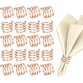 Silver Napkin Rings Set of 12, Round Metal Napkin Ring Holder, Napkin Cloth Holder Rings Gold Halloween Fall Thanksgiving Christmas Valentine Thankful Napkin Rings Coffee Dining Wedding Table Decor in Kuwait