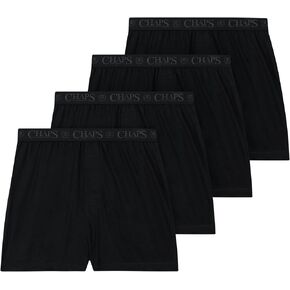 mens Underwear, Cotton Knit Boxers for Men, Stretch Boxer, Moisture-wicking in Saudi Arabia
