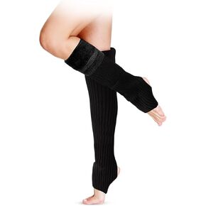 Geyoga 1/3 Pair Fleece Leg Warmers 24inch Long over Knee Leg Warmers Socks for Girls Women Winter Warmth 80s Y2k Accessory in Kuwait