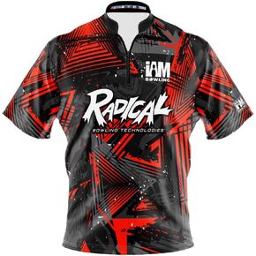 Logo Infusion Dye-Sublimated Bowling Jersey (Sash Collar) - I AM Bowling Fun Design 2015-RD - Radical in Kuwait