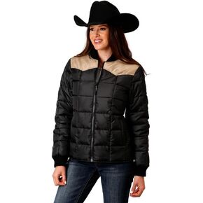 WOMENS POLY FILLED WESTERN QUILTED POLYFILLED JACKET in Saudi Arabia