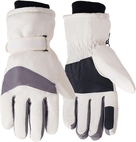 IZUS Women Thermal Ski Gloves Water-Repellent Windproof Cold Weather Outdoor Running/Driving/Cycling/Hiking-Sports/Daily-Work in Saudi Arabia