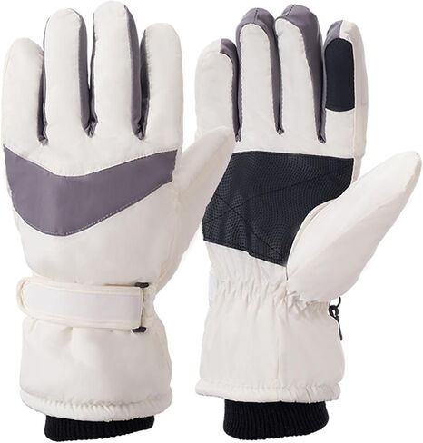 IZUS Women Thermal Ski Gloves Water-Repellent Windproof Cold Weather Outdoor Running/Driving/Cycling/Hiking-Sports/Daily-Work in Saudi Arabia