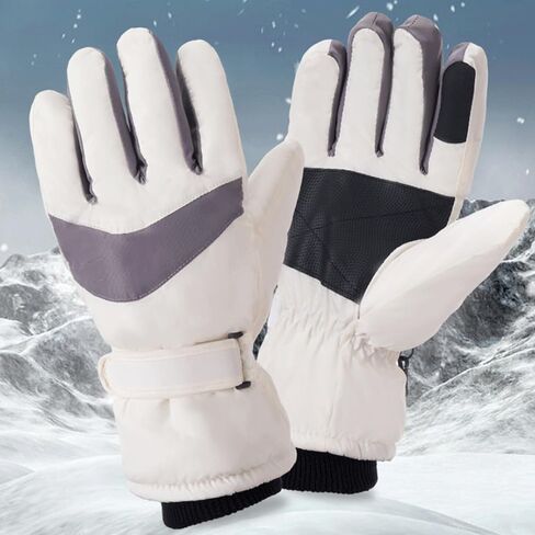 IZUS Women Thermal Ski Gloves Water-Repellent Windproof Cold Weather Outdoor Running/Driving/Cycling/Hiking-Sports/Daily-Work in Saudi Arabia