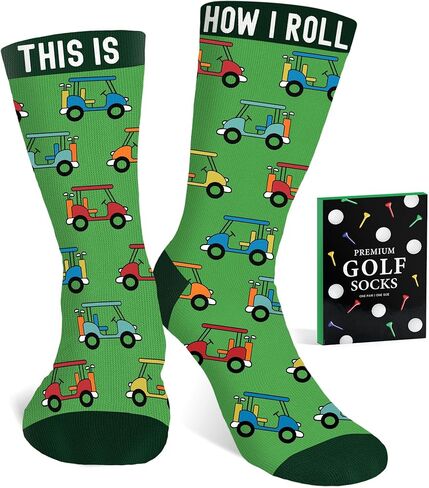 VICRAZY Golf Gifts for Men, Golf Socks for Men - Golf Accessories for Men - Golf Stuff, Stocking Stuffers for Men in Kuwait