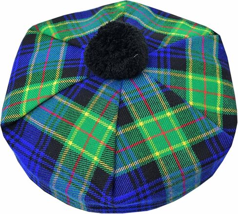 Scottish Tartan Tam O’ Shanter Hat – Unisex Adjustable Acrylic Wool Highland Cap with Pom Kilt Outfit & Casual Wear Bonnet in Saudi Arabia