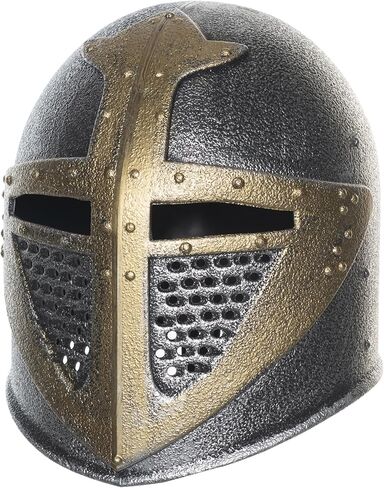 UNDERWRAPS Medieval Crusader Bucket Helmet - Knight Costume Helmet, Cosplay Accessories, Medieval Decor, Halloween Decor in Saudi Arabia