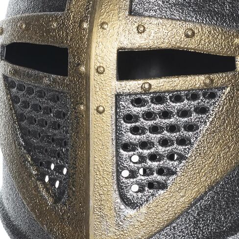 UNDERWRAPS Medieval Crusader Bucket Helmet - Knight Costume Helmet, Cosplay Accessories, Medieval Decor, Halloween Decor in Saudi Arabia