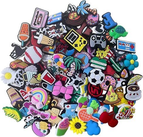 WUERSE 30 PCS Random PVC Shoe Charms for Decoration Boys,Shoe Charms Kids Unisex in Saudi Arabia