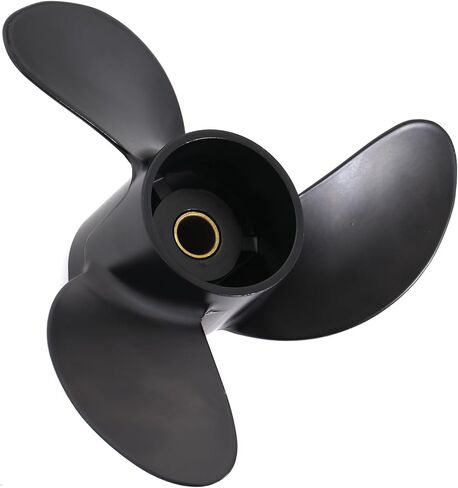 Boat Engine Propellers for HANGKAI 2 Stroke 6.0 HP ＆ 4 Stroke 6.5 HP Outboard Motor, 7.8" Diameter x 8" Pitch 3 Blade 12 Spline Tooth in Kuwait