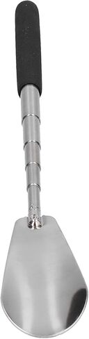 Adjustable Telescopic Shoe Horn, Stainless Steel Long Handle Shoehorn with Easy Grip Handles, Curved Design for Comfort, Small Size for Storage, for Elderly, Pregnant Women in Saudi Arabia