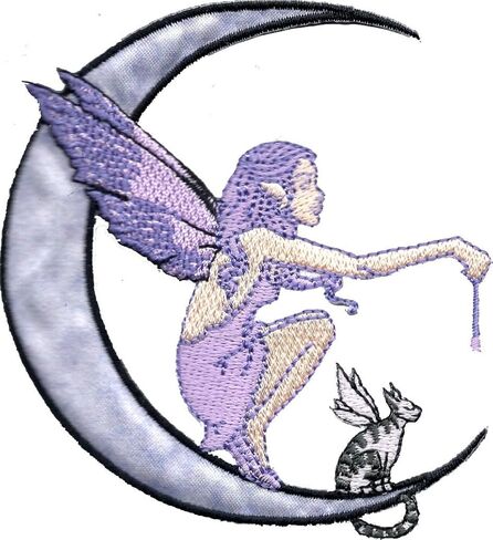Amy Brown Moon Fairy & Cat Patch in Saudi Arabia