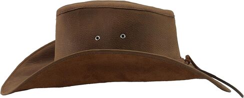 Bullhide Men's Briscoe Durable Leather Western Cowboy Hat 3 3/8" Brim in Saudi Arabia