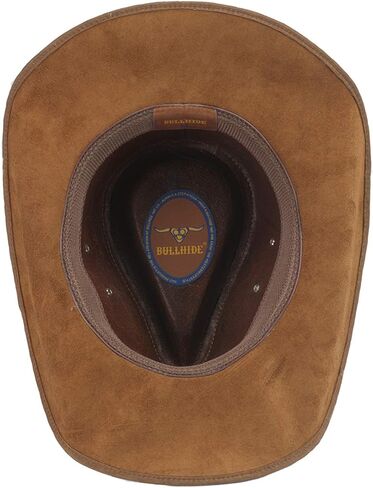 Bullhide Men's Briscoe Durable Leather Western Cowboy Hat 3 3/8" Brim in Saudi Arabia