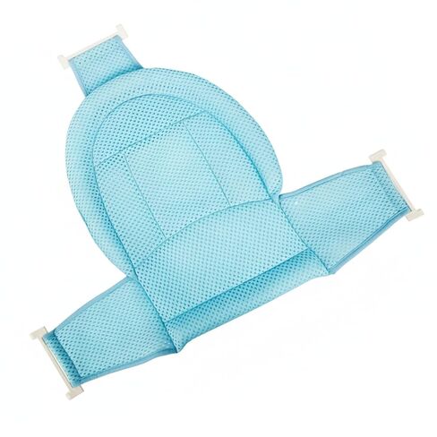 Baby Bathing Support Mat Bathtub Pad Baby Bath Seat T Shaped Slip Proof 30Kg Bearing Capacity for 0 to 3 Year Old Baby (Blue) in Saudi Arabia