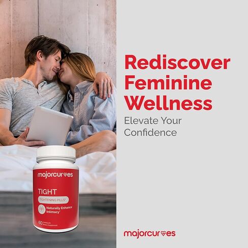 Vaginal Tightening Pills – Feminine Support Supplement for Tone, Moisture & Intimate Wellness – V Rejuvenation & Odor Control with Herbal Extracts – Made in USA in Saudi Arabia
