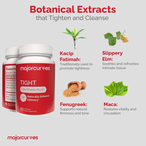 Vaginal Tightening Pills – Feminine Support Supplement for Tone, Moisture & Intimate Wellness – V Rejuvenation & Odor Control with Herbal Extracts – Made in USA in Saudi Arabia