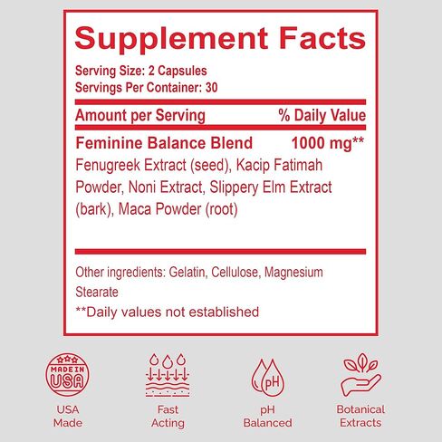 Vaginal Tightening Pills – Feminine Support Supplement for Tone, Moisture & Intimate Wellness – V Rejuvenation & Odor Control with Herbal Extracts – Made in USA in Saudi Arabia
