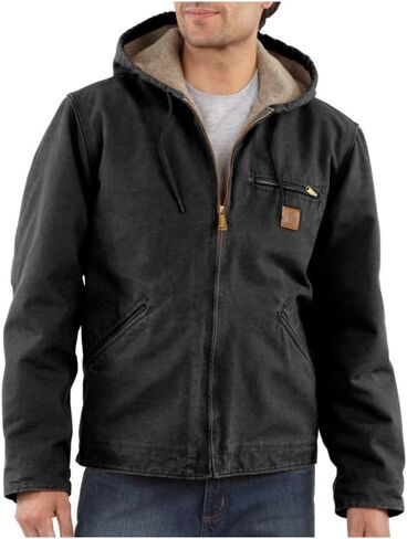 Carhartt Men's J141 Sierra Sandstone Jacket - Sherpa Lined in Saudi Arabia