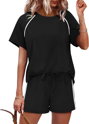 Sampeel 2 Piece Sets for Women Summer Lounge Matching Set Airport Vacation Outfits Spring Fashion Clothes in Saudi Arabia